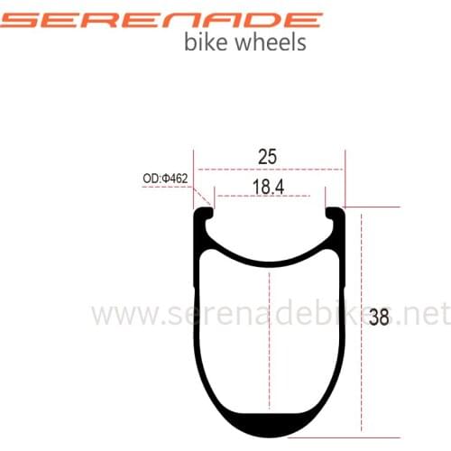 38 x 25mm 20 inch carbon bmx cycle rims 451 racing mini road bike wheels