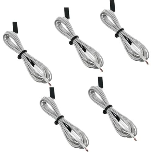 5pcs NTC 100K Thermistor Line Suitable for Ender3/CR-10/CR-10S Hot End Heatbed