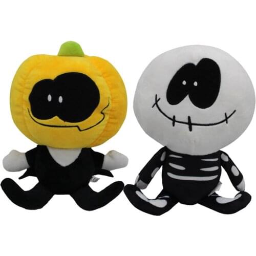5 style Friday Night Funkin Plush Toy Spooky Month Skid and Pump Stuffed Dolls For Children Gift