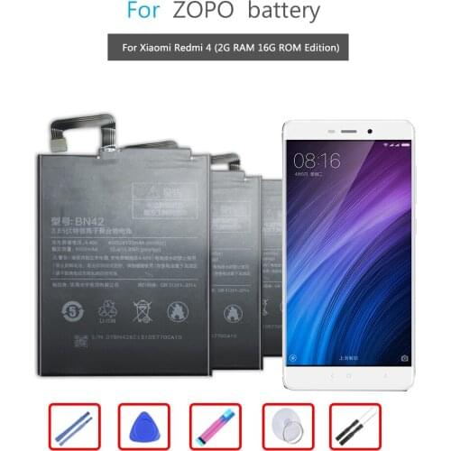 For Xiao Mi BN42 4000mAh Battery For Xiaomi Redmi 4 Hongmi 4 Redmi4