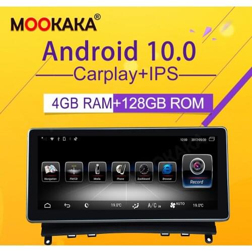 IPS Android 10.0 8+128G Car GPS Navi For BENZ C klasse w204 C200 2007-2014 Radio Multimedia Stereo Recoder Head Unit DSP Carplay