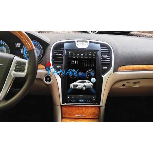 Tesla style vertical screen PX6 Android Car GPS Navigation For Chrysler 300C 2013+ radio tape recorder headunit Multimedia playe