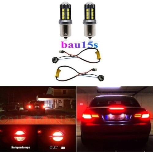 BAU15S PY21W LED 1156 P21W Canbus LED Bulbs For BMW F22 F30 F32 2 3 4 Series Rear Turn Signal Lights or Brake/Tail Lights