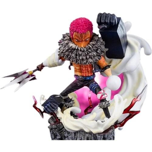 One Piece Figure Charlotte Katakuri Anime Model Japanese Animation Ornaments Childrens Toys Doll New World Comics 12cm Doll