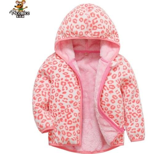Baby Girls Polar Fleece Jackets New 2020 Autumn Winter Soft Hooded Child Kid Clothes Outwear Thick Warm Sweatshirts Jackets