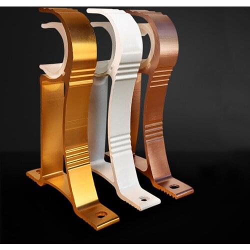 Curtain Hook Top Mounted Ceiling Suspended Bracket Roman Rod Single Holder Base Stand Curtain Accessories Thicken Rod Bracket