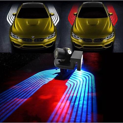Car Angel Wings Projection Lamp Side of The Auto LED Welcome Light Door Warning Lamp Cool Modification Chassis Projectio Light