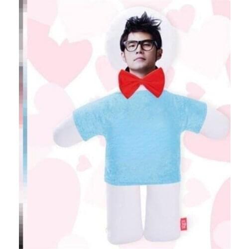 Luhan Li Yifeng Zhou Jielun Creative Humanoid Photo Doll Pillow Head Doll Cushion Doll Gift 65cm Long Sleep Accompany Pillow
