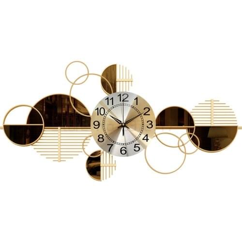 Metal Creative Wall Clock Hands Modern Design Luxury Large Wall Clock Modern Design Living Room Reloj Pared Home Decor DG50WC