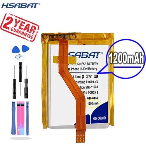 New Arrival [ HSABAT ] 1200mAh 616-0404 Replacement Battery for iPod Touch 2 2nd Gen 2G 8GB 16GB 32GB