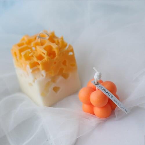 New DIY Candles Mould wax Candles mold Aromatherapy Plaster Candle 3d Silicone Mold Handmade Soy Cube Soap Molds