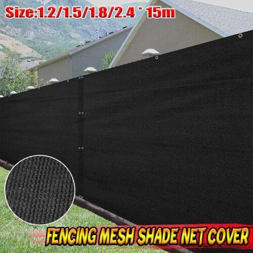 15M Privacy Screen Fence Heavy Duty Fencing Mesh Sun Shade Net Cover for Outdoor Wall Garden Yard Backyard Sunshade Cover