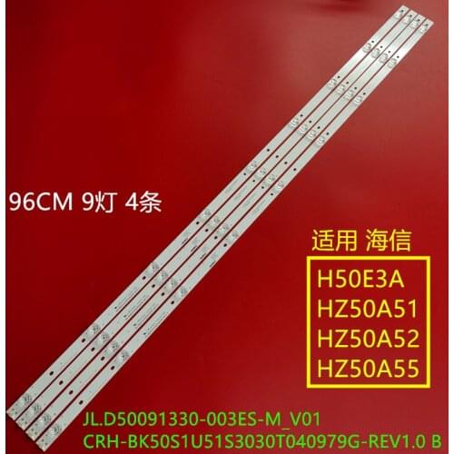 LED Backlight strip bar 9 lamp for HISENSE 55"TV H50A6140 LB50095 50R6040E JL.D50091330-003ES-M_V01 CRH-BK50S1U51S3030T040979G