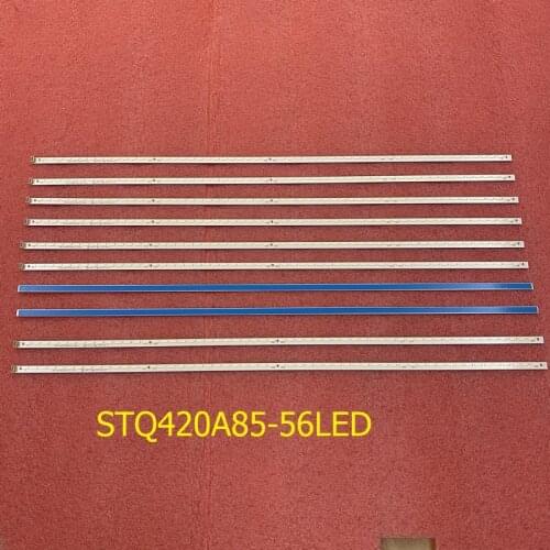New 10 Piece/lot LED backlight bar STQ420A85-56LED-REV02-131210 56 LEDs 540mm for 42L1353C 42L1356C 017-420-0006-1