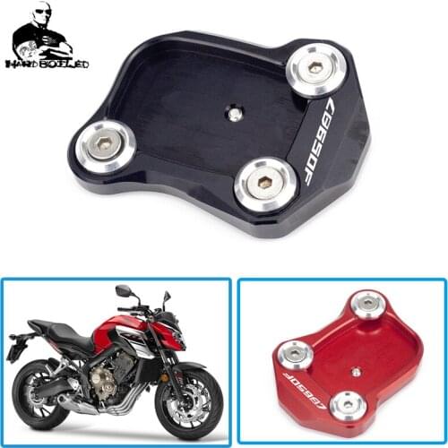 For Honda CB650F CB650 F CB 650F 2019 2018 2017 2020 Accessories Motorcycle Foot Side Stand Enlarge Extension Pad Support Plate