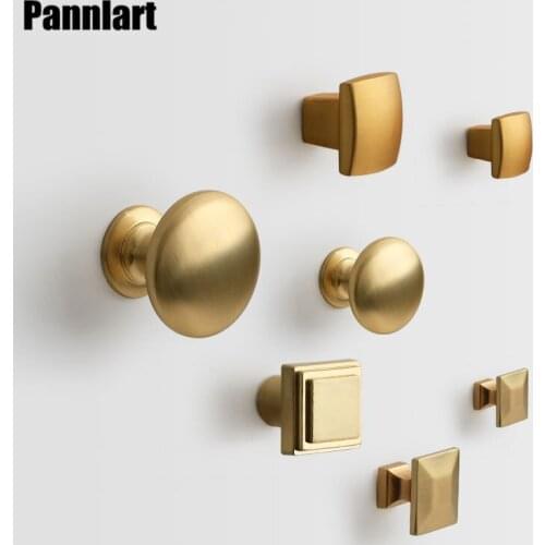 Pannlart 1 Pc Vintage Antique Mini Handle Single Hole Gold Kitchen Cabinet Knobs Drawer Dressing Table Handle Furniture Hardware