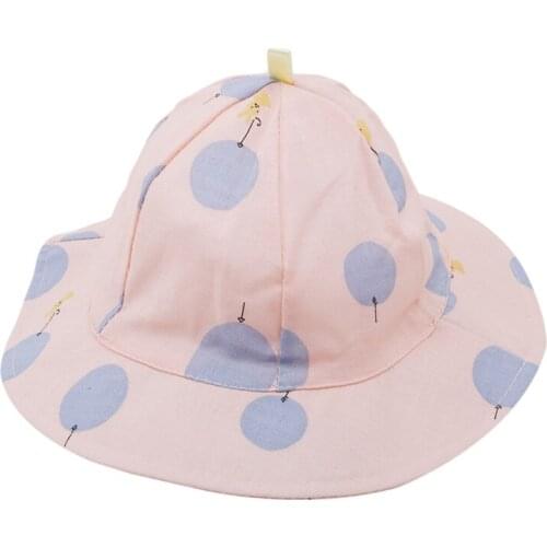 Girls Polka Dot Baby Bucket Hat Toddler Kids Sun Cap Summer Outdoor New Baby Boys Cap Sun Beach Hats High Quality
