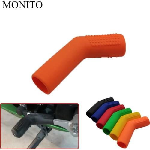 Motorcycle shift lever protective cover gear shifter protector case For KAWASAKI NINJA 650R ER6F ER6N ZZR1200 ER5 GPZ500 EX500