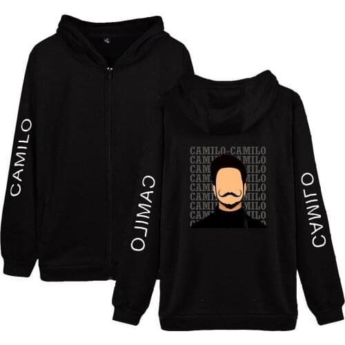 Colombia Camilo Echeverry 2D Print Women Long Sleeve Sweatshirt Hoodie Zipper Loose Oversized Streetwear Casual Autumn Winter