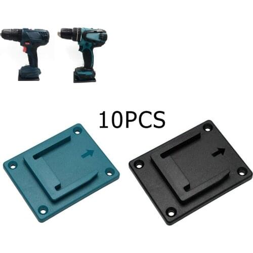 10 Pcs Machine Holder Electric Drill Holder Wall Mount Bracket Fixing Devices For 18V Power Tool Parts
