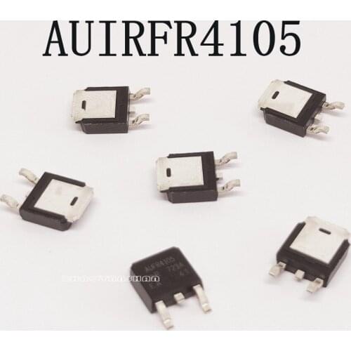 100pcs X AUIRFR4105 AUFR4105 TO-252 NEW Free Shipping
