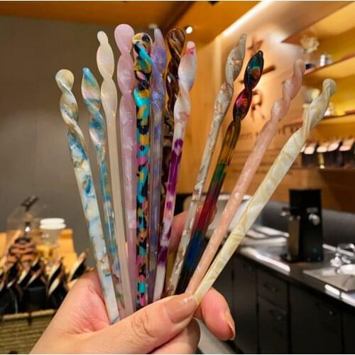 Mi Dairy Brand 16 Different Colours Tortoiseshell Special Design Hair Accessories Koren Vision Hair Clip For Women and Girls