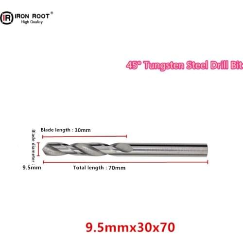 1P 45° 8.5mm/9.0mm/9.5mm/10mm/10.5mm/11mm CNC Metal Lathe Cutting Tool Aluminum Alloy Twist Drill Solid Carbide Drill Bit
