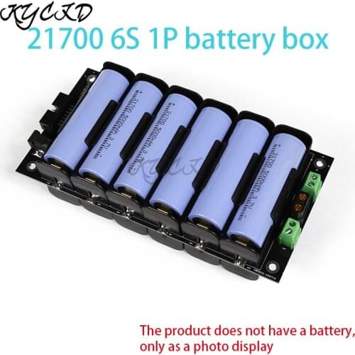 21700 25.2V 6S 40A BMS Power Bank Battery Holder Balancer Board DIY Ebike Battery Box Backup Power Wall 3.74.2V Lithium Box Kit