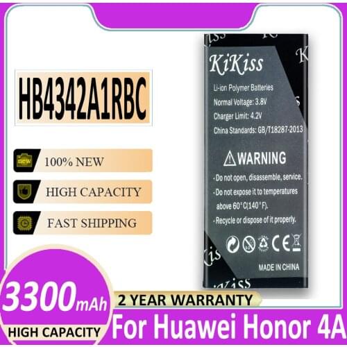 3300mAh High Capacity HB4342A1RBC Phone Battery for Huawei honor 4A honor 5A LYO-L21 y5II Y5 II Ascend 5+ Y6 SCL-TL00 CUN-U29