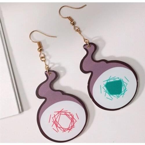 Anime Toilet Bound Hanako Kun Earrings Cosplay Yugi Amane Acrylic Charm Jewelry Ear Stud Costume Accessories for Men Women