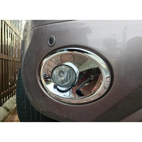 Car Styling For Renault Koleos 2009 2010 2011 ABS Chrome Front Foglight Fog Light Cover Trim Car Protect Exterior Accessories
