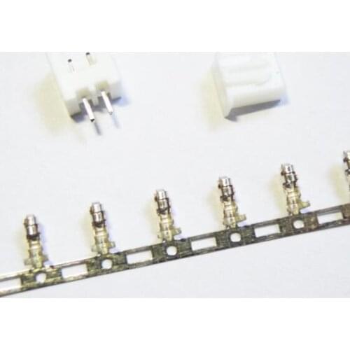 Free Shipping 50 sets 2pin 2.54mm Pitch Terminal / Housing / Pin Header Connector Wire Connectors Adaptor XH-2P Kits