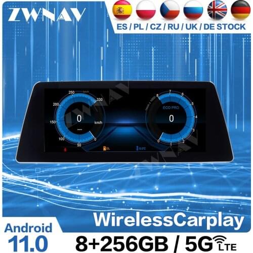 Carplay DSP 256G Android 11 Multimedia Radio Receiver For BMW 5 Series G30 2018 EVO Car Auto Audio Stereo Video Player Head Unit