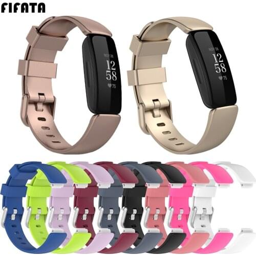 FIFATA Colorful Sport Wristband For Fitbit Inspire 2 Smart Watch Replacement Silicone Watch Strap For Fitbit Inspire 2 Band