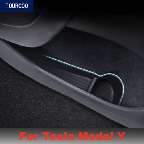 For Tesla Model Y Storage Pad Mat for Door Slot Car Styling Interior Modification Accessories