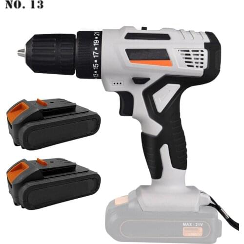 High Power Electric Drill 21V Hand Drill Household Electric Drill Cordless Electric Screwdriver Tool Hand Drill Power Tools