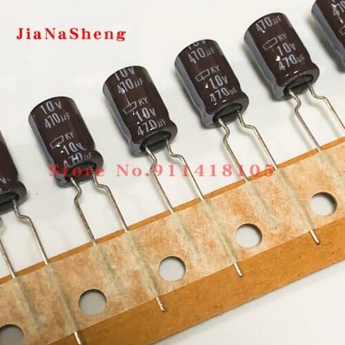 30PCS/lot NIPPON CHEMI-CON 10V470UF 8X11.5 KY Series High frequency low impedance Long life Electrolytic Capacitor
