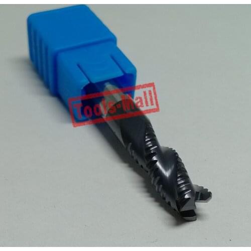 1pc 12mm hrc45 D12*45*D12*100 3Flutes Roughing End Mills Spiral Bit Milling Tools Carbide CNC Endmill Router bits