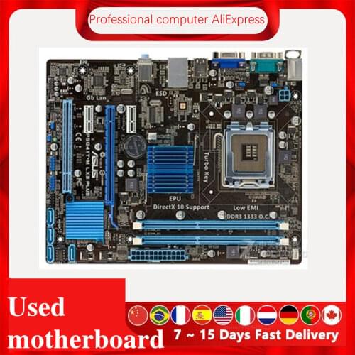 For Asus P5G41T-M LX3 Plus Desktop Motherboard G41 Socket LGA 775 Q8200 Q8300 DDR3 Original Used Mainboard On Sale