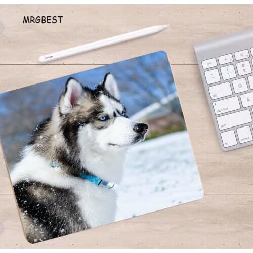 MRGBEST Mousepad 22X18/25X20/29X25CM Wolf Dog Nature Non-slip Rubber Mats Optional Whether To Lock PC Mouse Pad for Office Desk