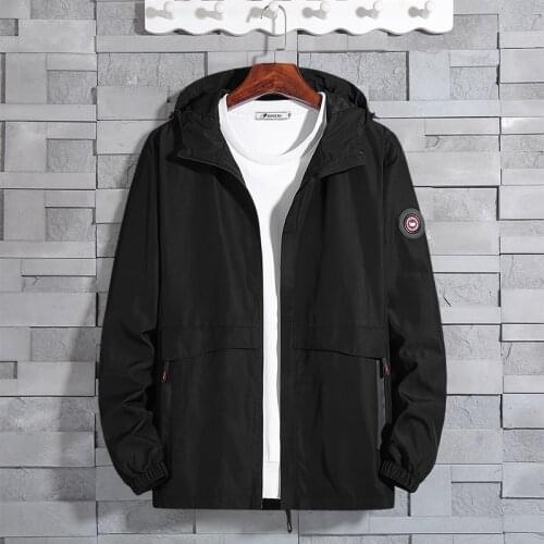 Plus Size 8XL-M 2021 Mens JacketsMilitary Hooded Water Proof Wind Breaker Casual Coat Male Clothing Autumn Jackets Men