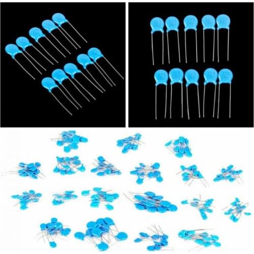 200PCS/lot high voltage ceramic capacitor Assortment Kit 1KV / 2KV / 3KV Ceramic Capacitors set