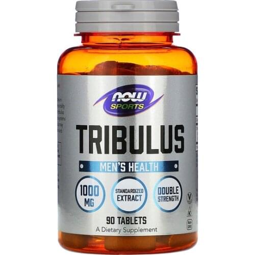 Now Foods Sports Tribulus 1000 mg 90 Tablets Saponins Vegetarian Enhance vitality virility male reproductive FREE SHIPPING