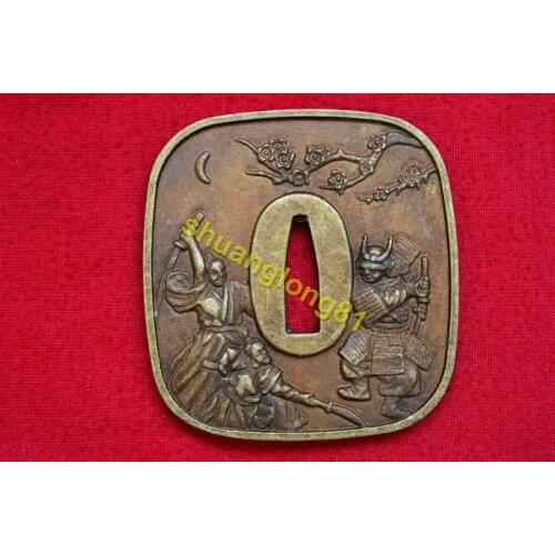 Very Nice Strong High Quality Japanese Alloy Guard Tsuba For Samurai Katana Sword Knife Guard Wakizashi W Warrior