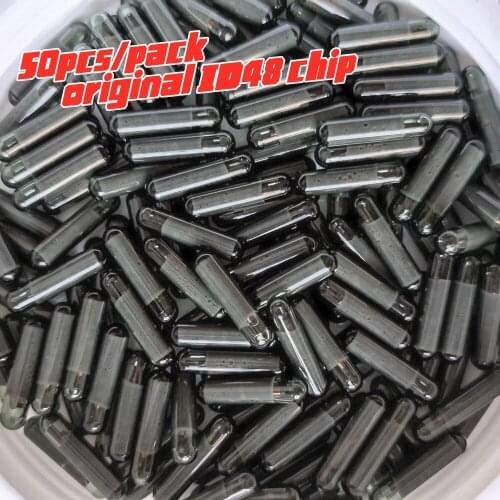 ORIGINAL ID48 (T6) glass transponder chip (unlocked) for VW AUDI Key Transponder Chip ID48 CAN System