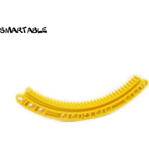 Smartable MOC Technical Gear Rack Annular 11x11 Rims Building Block Parts Toys For Educational Compatible 24121 5pcs/lot