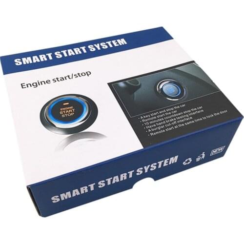 Universal Car Professional Dark Lock Anti-theft Intelligent Sensor One-button Start Modification System New 2021