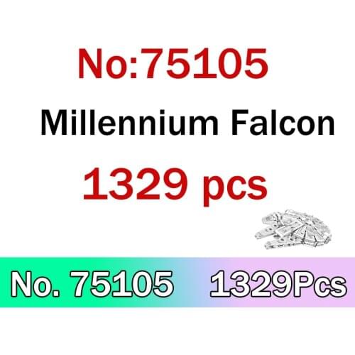 Star Battle Compatible Millennium 05007 Falcon 75105 81009 79211 Spacecraft Building Blocks Toy Bricks Boy Kid Adult Gift