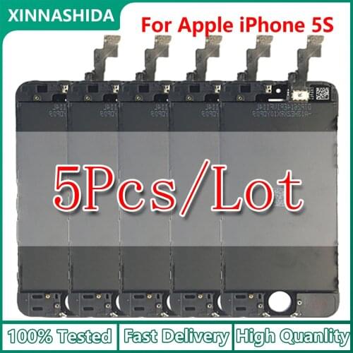 5pcs/lot LCD Display For Apple iPhone 5S LCD Display Touch Screen Replacement For Apple iPhone 5S