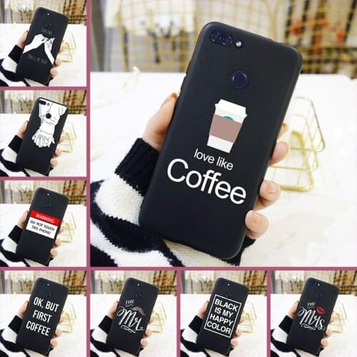 For Huawei Y5 Y6 Y7 Prime 2017 2018 Y9 2019 Case Silicone Soft Quote Couple Back Cover For Huawei Y3 Y5 Y6 II Y7 Pro Phone Case